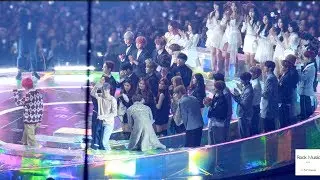BTS 글로벌아티스트상 수상을 축하해주는 (워너원, 여자아이들, 더보이즈, 여자친구, 볼빨간사춘기)[4K 직캠]@181201