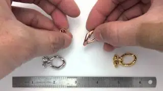 MNS1142 - Sterling Silver 21X17mm Ring Clasp