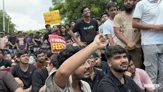 Protest in LNMIIT Jaipur 