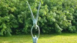 Tuinbeeld 2 figuren 