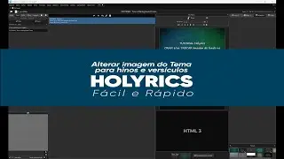 Holyrics | Criar ou trocar imagem de fundo para letras de hinos