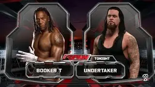 Booker T  vs The Undertaker  2k15