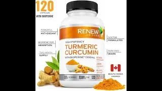 turmeric curcumin benefits | Double Strength Turmeric + Black Pepper Capsules