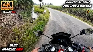 Village Road Bike Ride to Kodiveri Falls Part 3 in 4K | Karizma XMR Scenic Travel Vlog Tamil