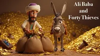 Ali Baba and Forty Thieves | Ai cartoon stories | Kids interesting stories | #alibaba #animatedmovie