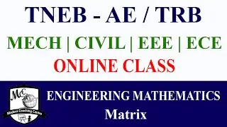 Matrix | TNEB online class for TNEB TRB
