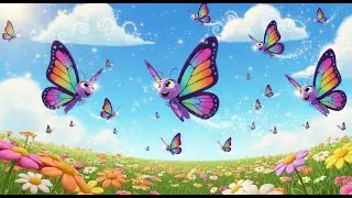 Counting Butterflies in the Meadow | Nursery Rhyme Song for Kids