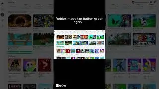 The button is green again ! #roblox #button #robloxbutton