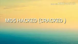 MD5 HACKED (CRACKED)  -  PHP FAQ