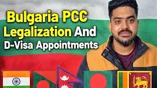 Bulgaria 🇧🇬 PCC Legalization & D-Visa, seasonal Visa Appointments !! Bulgaria work permit !! Europe