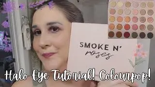 Урок по нанесению теней для век Colourpop Smoke N Roses! #colourpop #curved