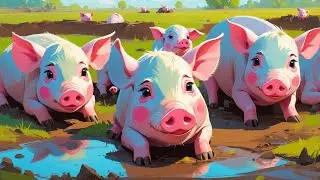 Pigs in the Mud | An Animal Song for Kids | Tiny Tunes