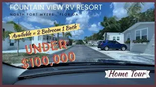 Fountain View RV Resort - Noth Fort Myers Florida - Home Under $ 100,000 - Video Tour