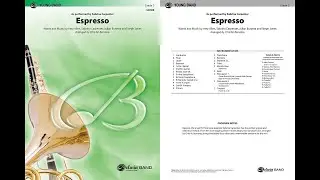 Espresso, arr. Chris M. Bernotas &ndash; Score & Sound