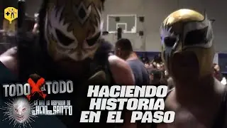 Rugido Infernal y Rel&aacute;mpago Infernal presentes en la &uacute;ltima lucha del Hijo del Santo en el Paso. 