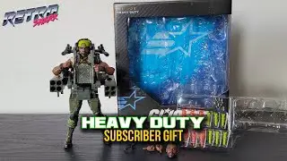 Subscriber Gift! GIJOE Classified Heavy Duty Action Figure Review & Unboxing | RetroShArK