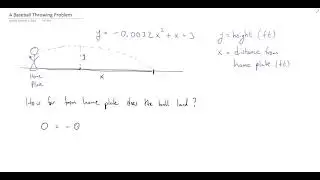 A Baseball Throwing Problem