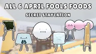 How To Find All April Fool Foods in Secret Staycation (2025) | Roblox
