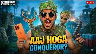 🔥BGMI LIVE😍CONQUEROR RANK PUSH😤4.2 UPDATE LIVE | CYANIDE GAMING