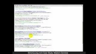 SimonLeung.com Case Study: Masters Seminar