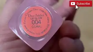 1 min  review DIOR LIP GLOW 004  ON BARE SKIN IN NATURAL LIGHT