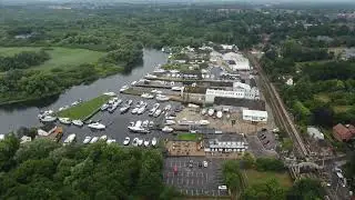 Broom Boats of Brundall by Drone