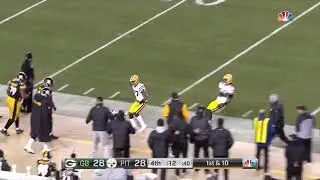 Antonio Brown Makes an Insane Sideline Catch | Packers vs Steelers Week 12