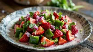 As&iacute; preparo una ensalada de fresas ideal para diab&eacute;ticos y muy refrescante 🍓