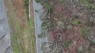 DRONE VIDEO: Storm damage across Alabama