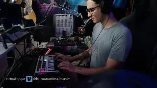 calming music in a storm | live looping improv
