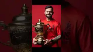 RCB Virat Drawing With IPL Champion Trophy ❤️#shorts #rcb #viratkohli #ipl2025 #ipltrophy #art #yt
