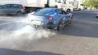 Josh Cartu's Ferrari F12TDF - BURNOUT & ACCELERATION - Gumball 3000