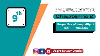 Properties of inequality of real numbers || Trichotomy property......|| in urdu/hindi ||