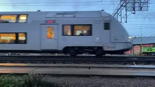 SJ Regional t&aring;g passerar Hallsberg Rangerbang&aring;rd