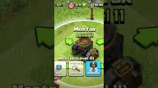 MORTAR #coc #clashofclans  #cocshorts #supercell#indonesia #games