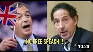 You Won&rsquo;t Believe This Free Speech Clash: Raskin vs Farage EXPOSED!