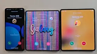 Samsung Galaxy Z Fold 4 VS  Z Fold 3 VS Samsung A06 Incoming call &Outgoing call at the same time