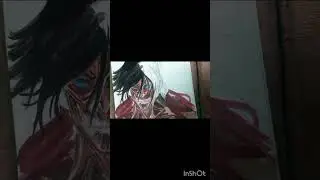 Eren yeager attack titan painting 🖼 #shorts #drawing #attackontitan