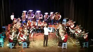 Playing William Tell at Kampala National Theatre.