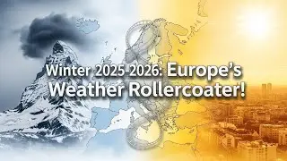 Зима 2025-2026: погодные американские горки Европы! #европа #зима #погода #снегопад #америка #2025