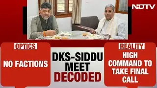 DK Shivakumar-Siddaramaiah Meet Decoded:  Both Smile & Give Message Of Unity