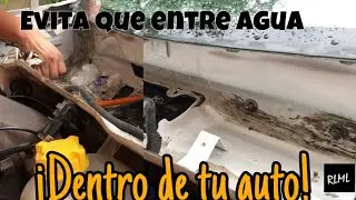 ¿Entra agua en tu cabina? || Como lavar los desagües del chevy C3 || Proyecto Chevy