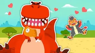 The Opposites Song | Dinosaur : Big vs. Small | Dino Nursery Rhymes & Kids Songs