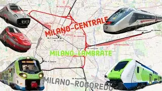 Journey through Milan | Milano-Lambrate - Milano-Rogoredo - Milano-Centrale