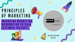 Managing Marketing Information to Gain Customer Insights. #MIS #Research #Sampling #CRM
