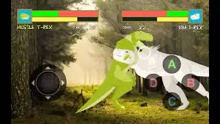 T-Rex Fights Dinosaurs - All Bosses