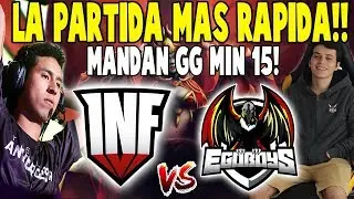 INFAMOUS vs EGOBOYS [BO1] - La Partida Mas R&aacute;pida del Torneo - THE INTERNATIONAL 2019 DOTA 2