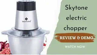 Skytone electric stainless steel chopper On Amazon/ Chopper Under 1500 /Demo And Review