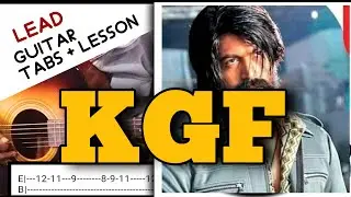 KGF Mass Theme -guitar Lead Lesson🔥|Tabs+Notes|@ArtguitarSikho