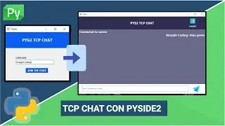 Socket, Threading - PySide2 TCP Chat | Desktop Application 